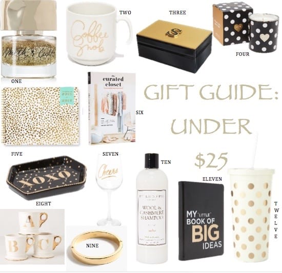 Holiday Gift Guide // For Her Under $25 - SheShe Show