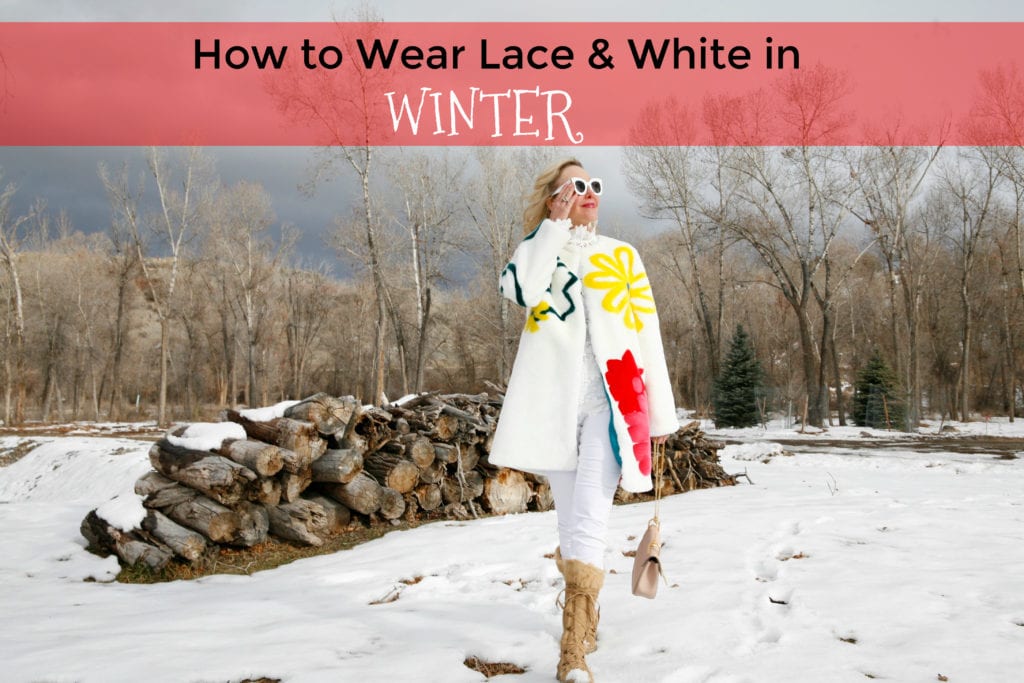 How To Wear Lace & White in Winter - SheShe Show