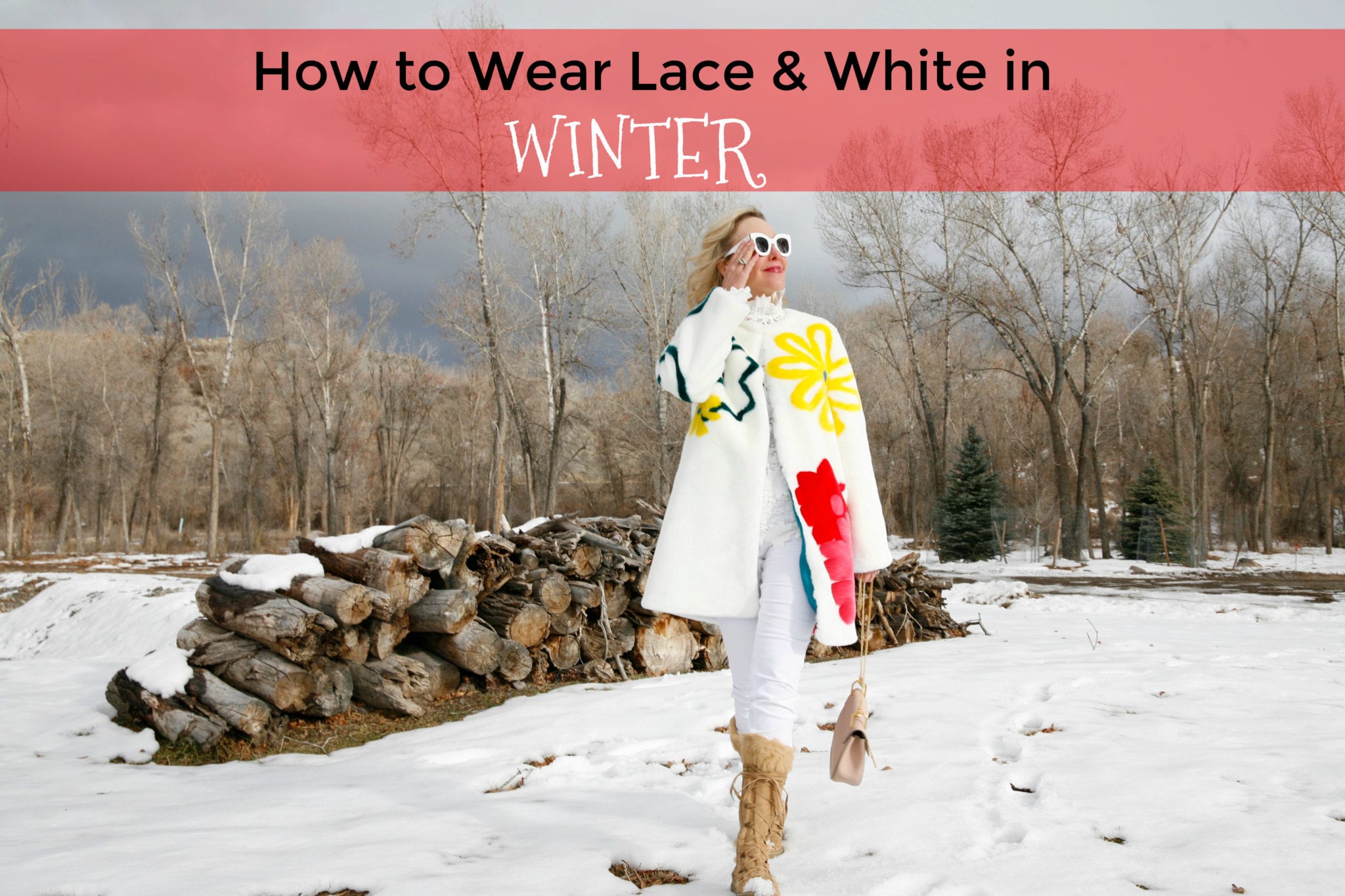 Daily Outfit Idea: How To Dress Down Your Winter White Lace