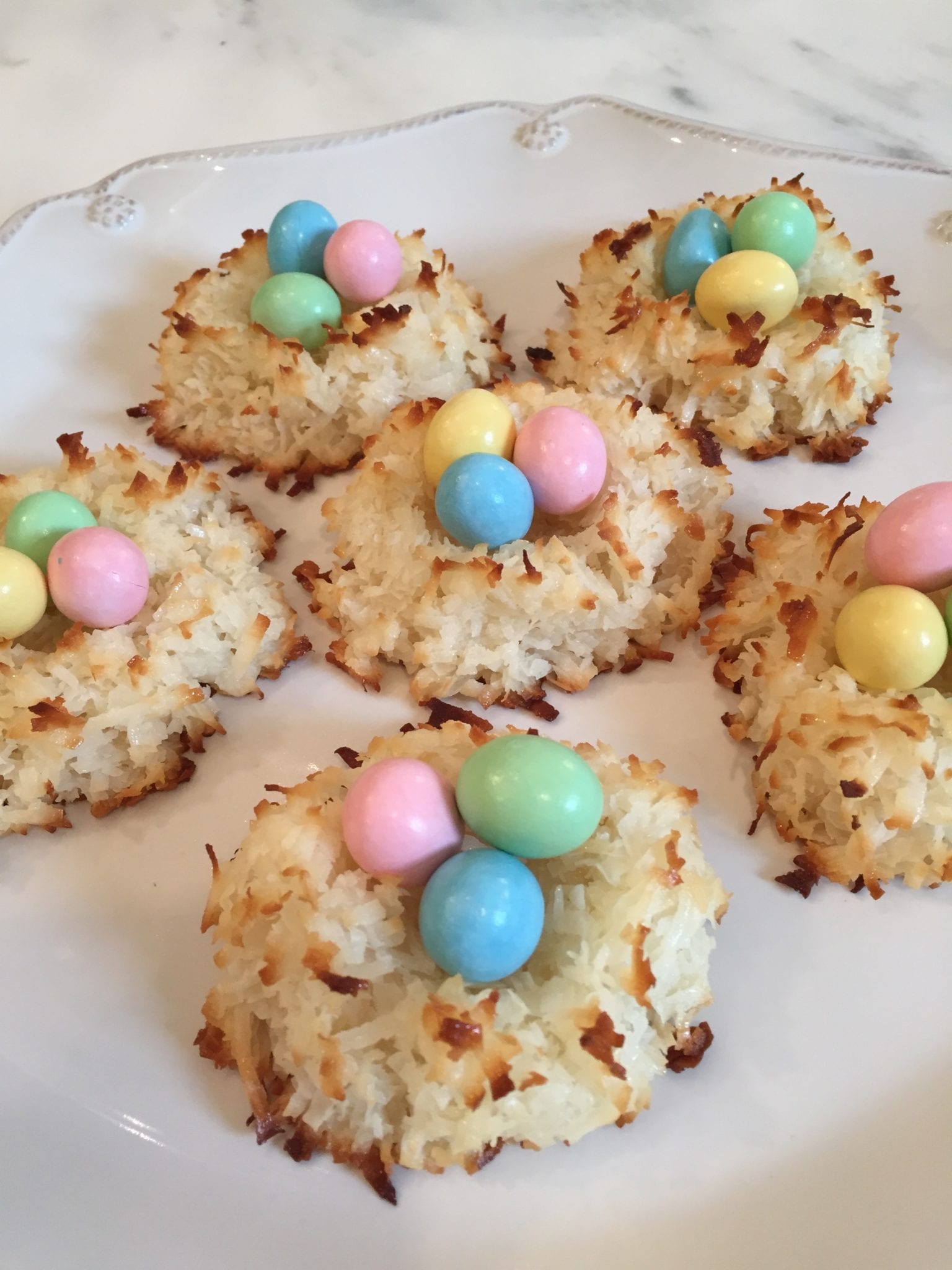 Easter Treat Coconut Macaroon Nests - SheShe Show