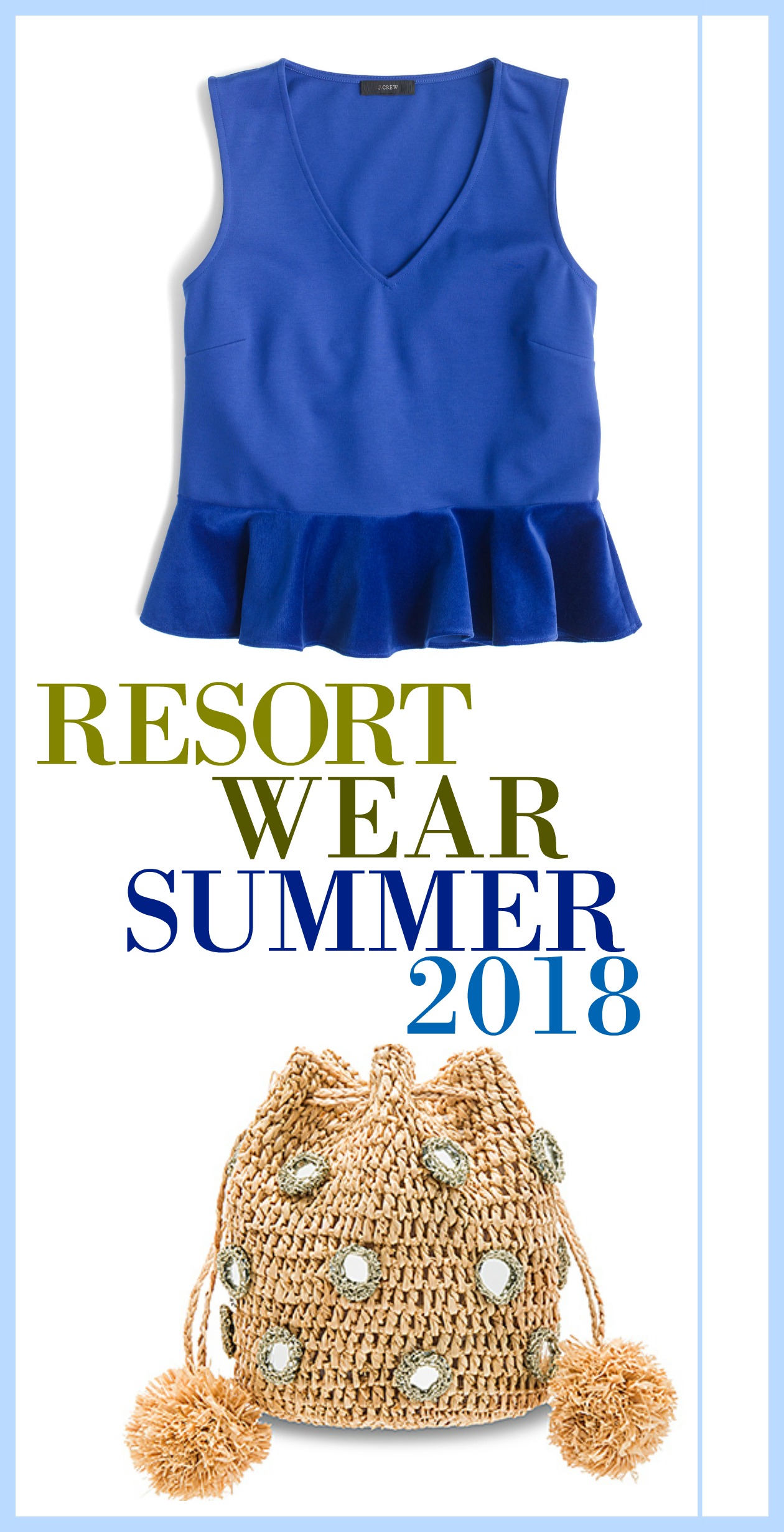 resort wear, beach wear, 2018 resort wear, summer style, summer fashion