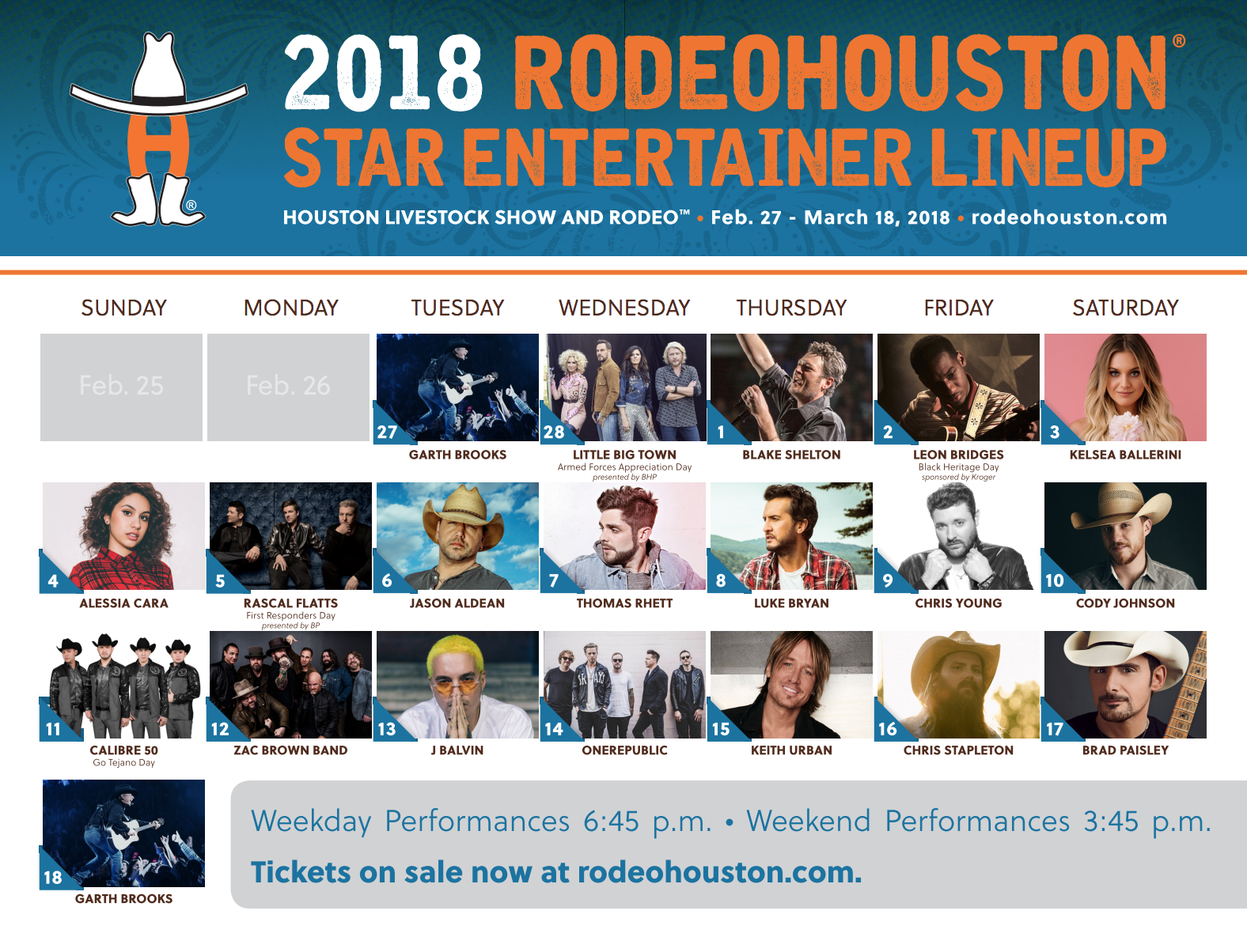 rodeo, rodeo houston, houston rodeo lineup