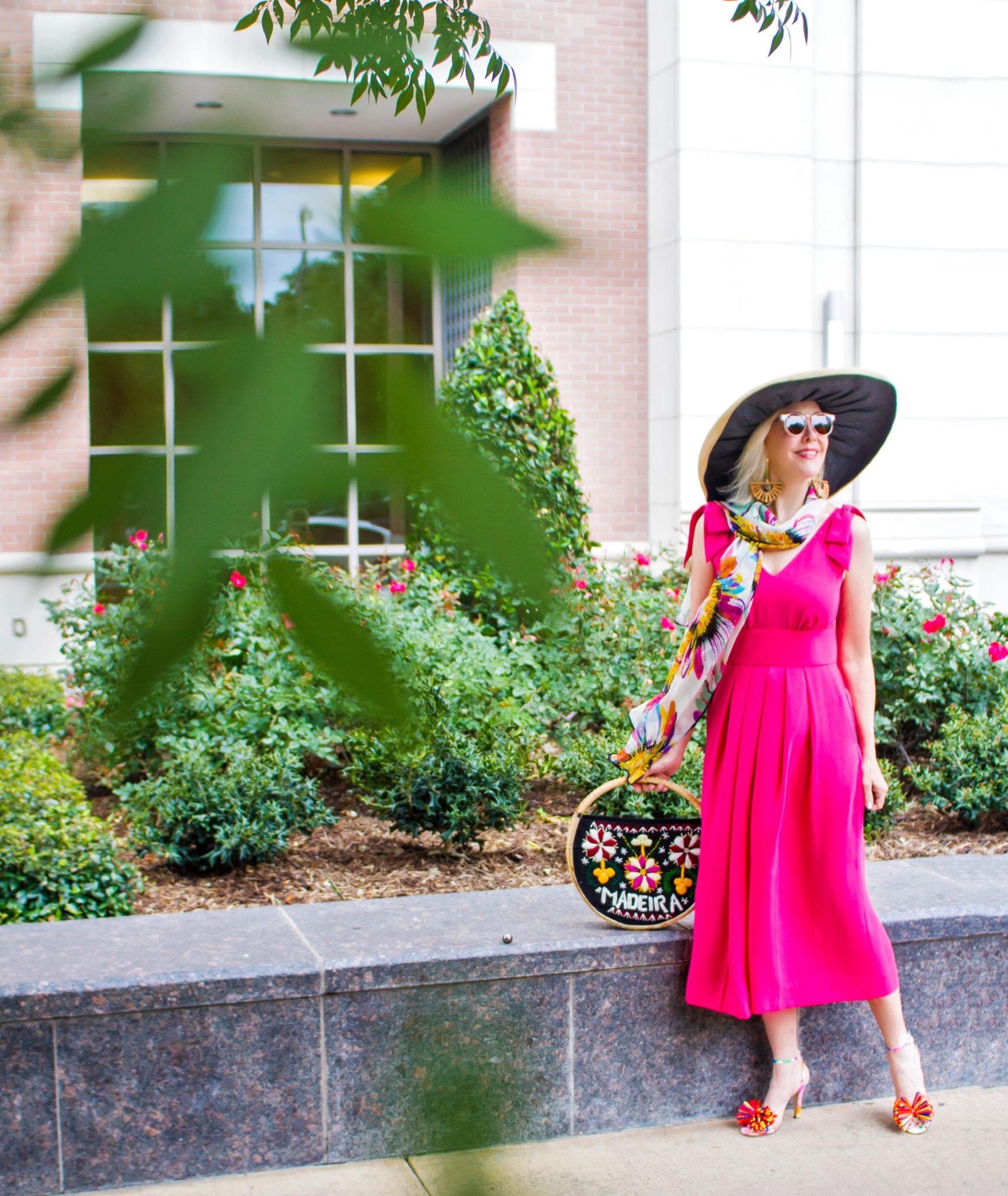 Kentucky Derby Style, spring hats, jumpsuits, straw bags