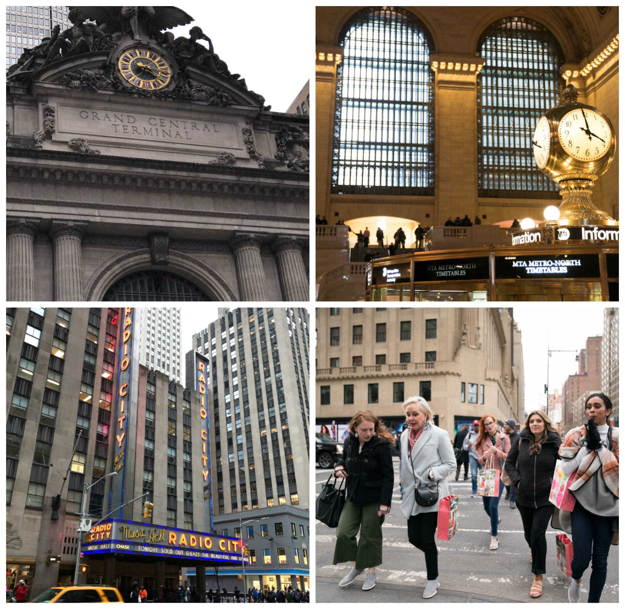 New York City, Grand Central Station, Radio City Music Hall,