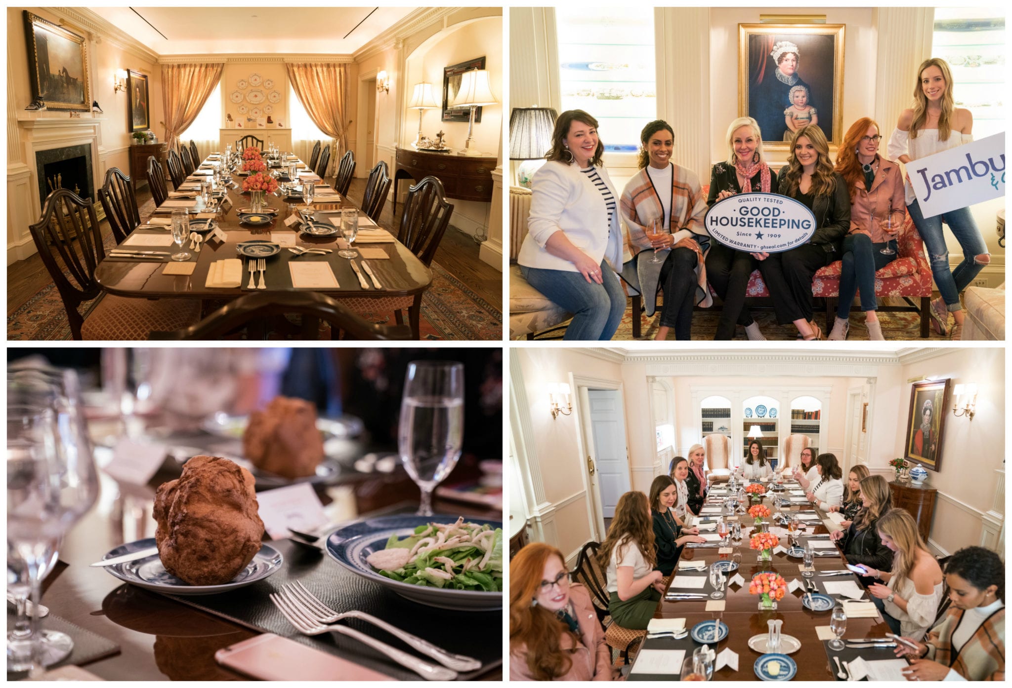 Good Housekeeping Presidents Room, blogger lunch, Jambu Footwear, editors of Good Housekeeping,