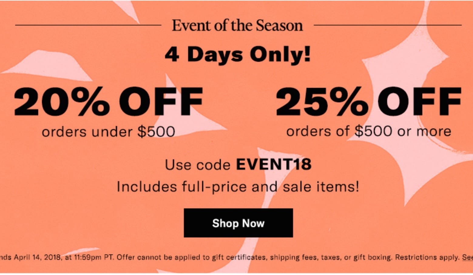 sale, Shopbop, spring sale, spring fashions on sale, discounts,