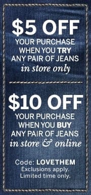 deal, denim deal, special purchase,