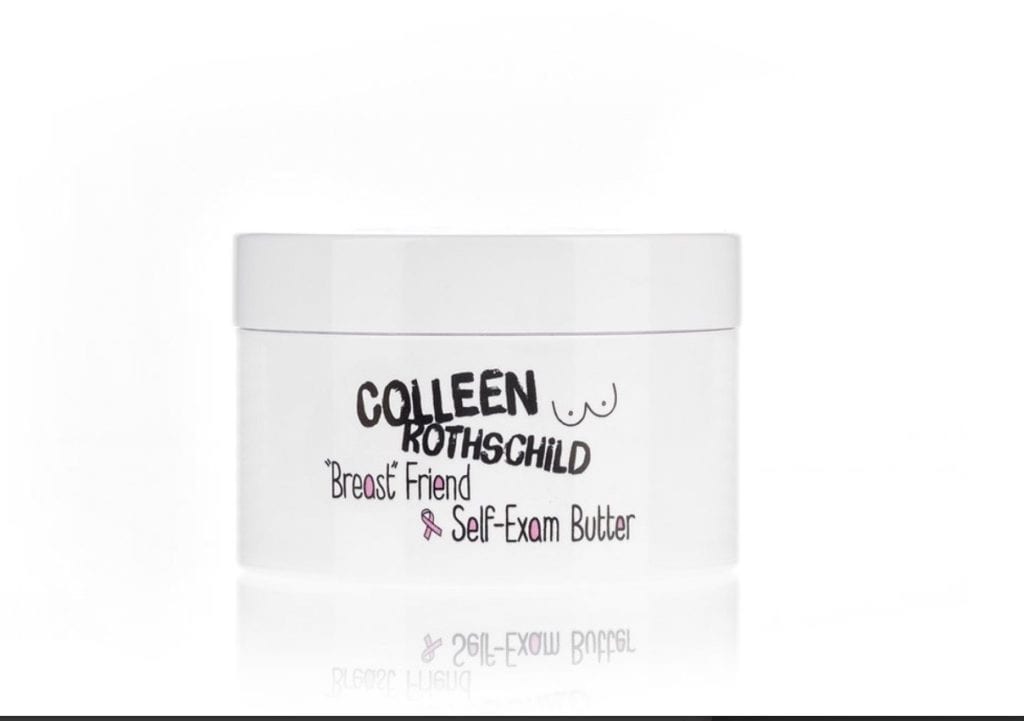 Breast Cancer, Breast Cancer products, giving back, companies giving back, charity, fundraising for breast cancer, Colleen Rothschild Self Exam Cream
