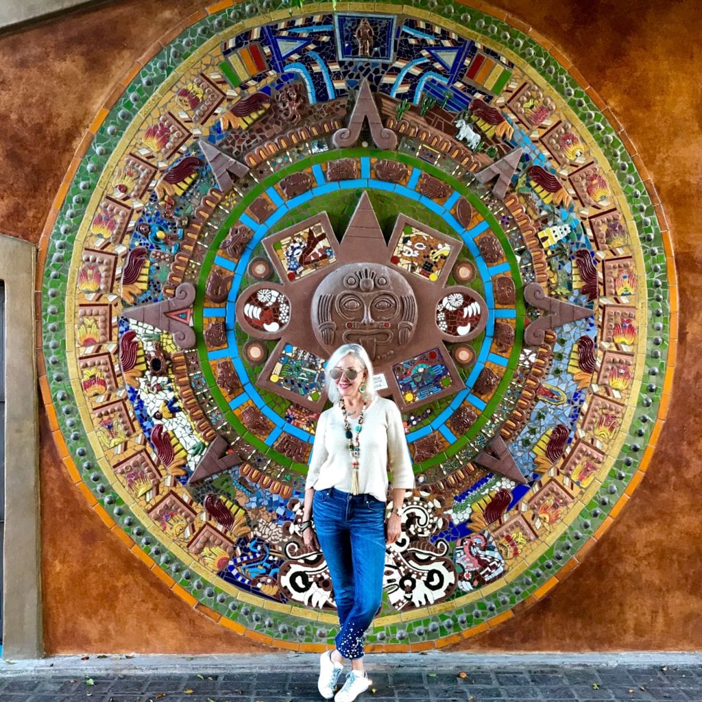 Mayan calendar mural, Todos Santos