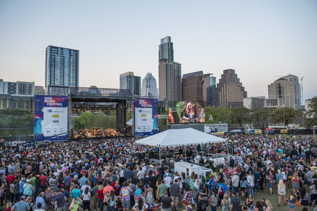 outdoor festival in Austin