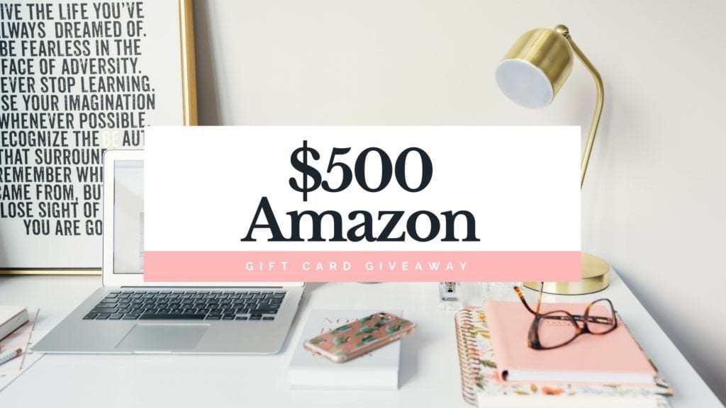 $500 Amazon Giveaway