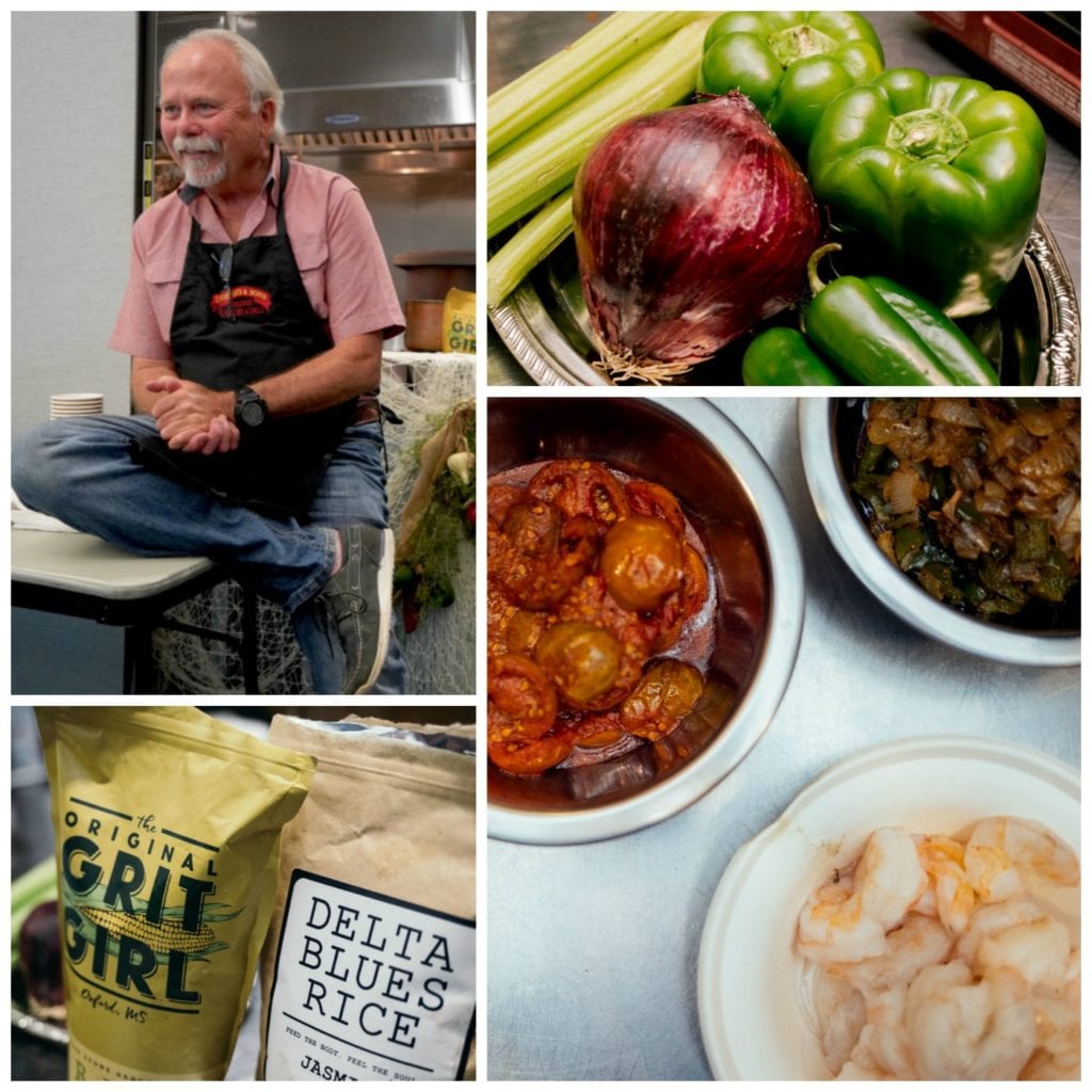 Food writer Julian Brunt, vegetables, gumbo