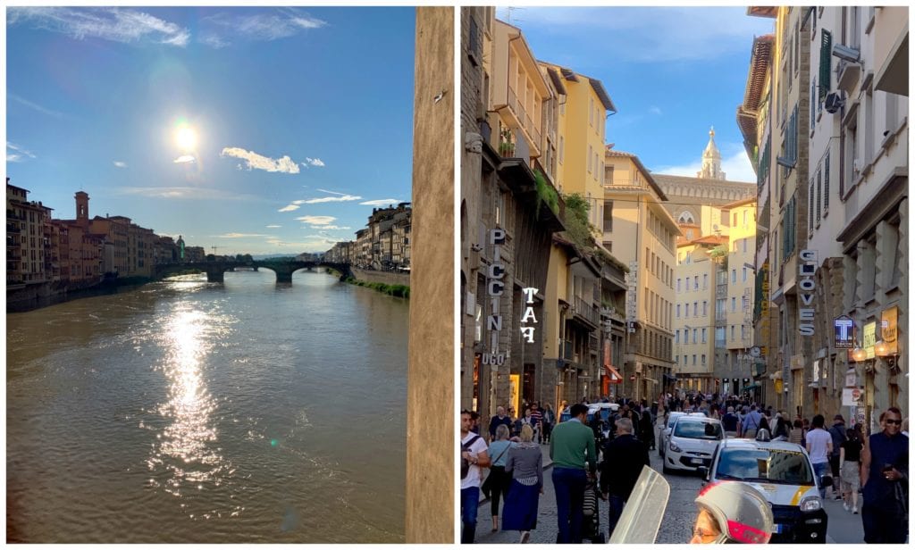 Ponte Vecchio, bridge, Amo River, Florence streets