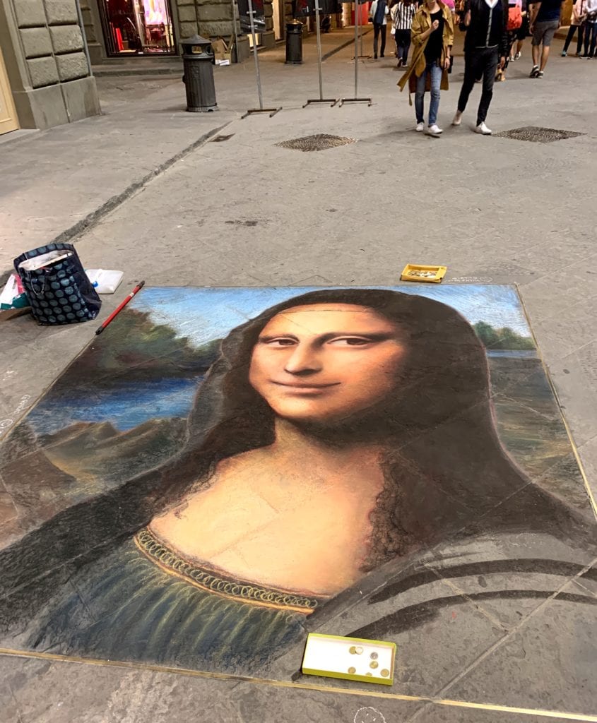 street art, Mona Lisa