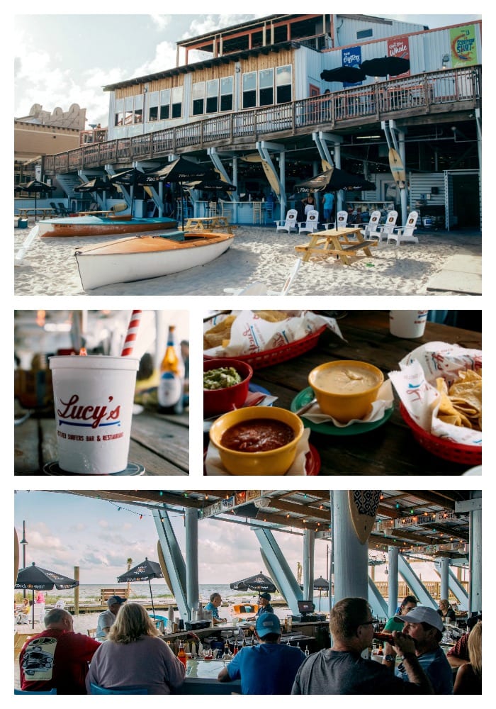 Lucy's Bar on the beach, appetizers 