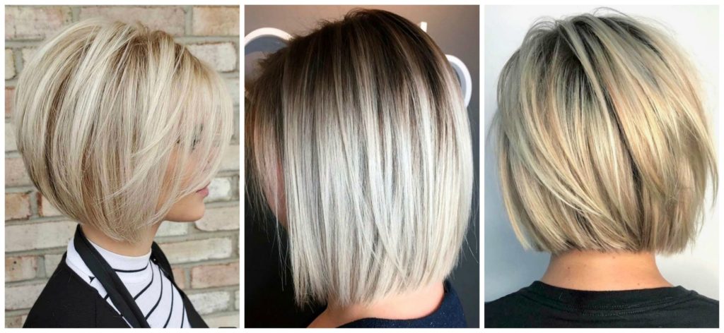 Blonde bob hairstyle