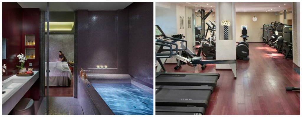 Mandarin Oriental Paris spa and workout 