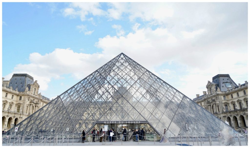 pyramid at the Louvre in Paris