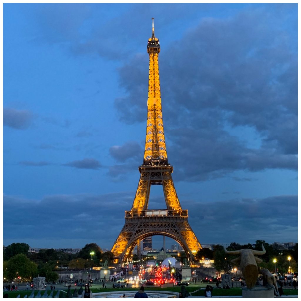 Eiffel Tower at night