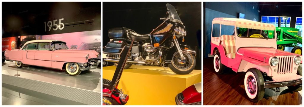 Elvis Presley's cars and motorcycle