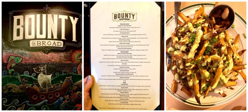 Bounty Restaurant menu