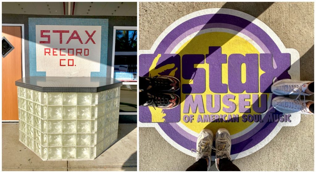 Front signage at Stax museum