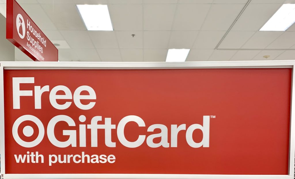 Free Gift Card Sign