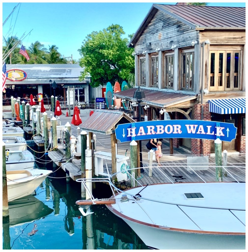 Harbor walk in Key West, FLA