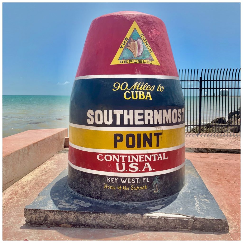 Southern most point buoy in Key West