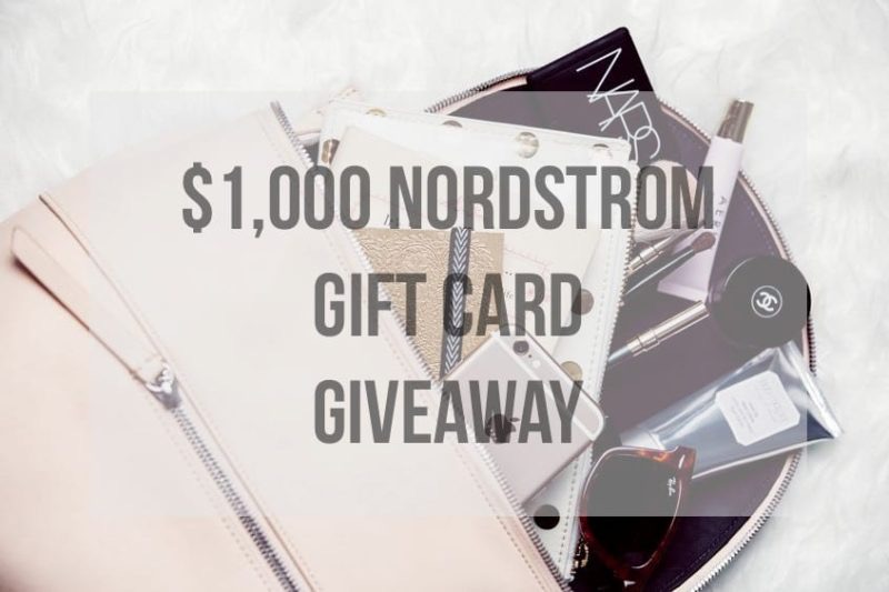 Nordstrom Gift Card Giveaway