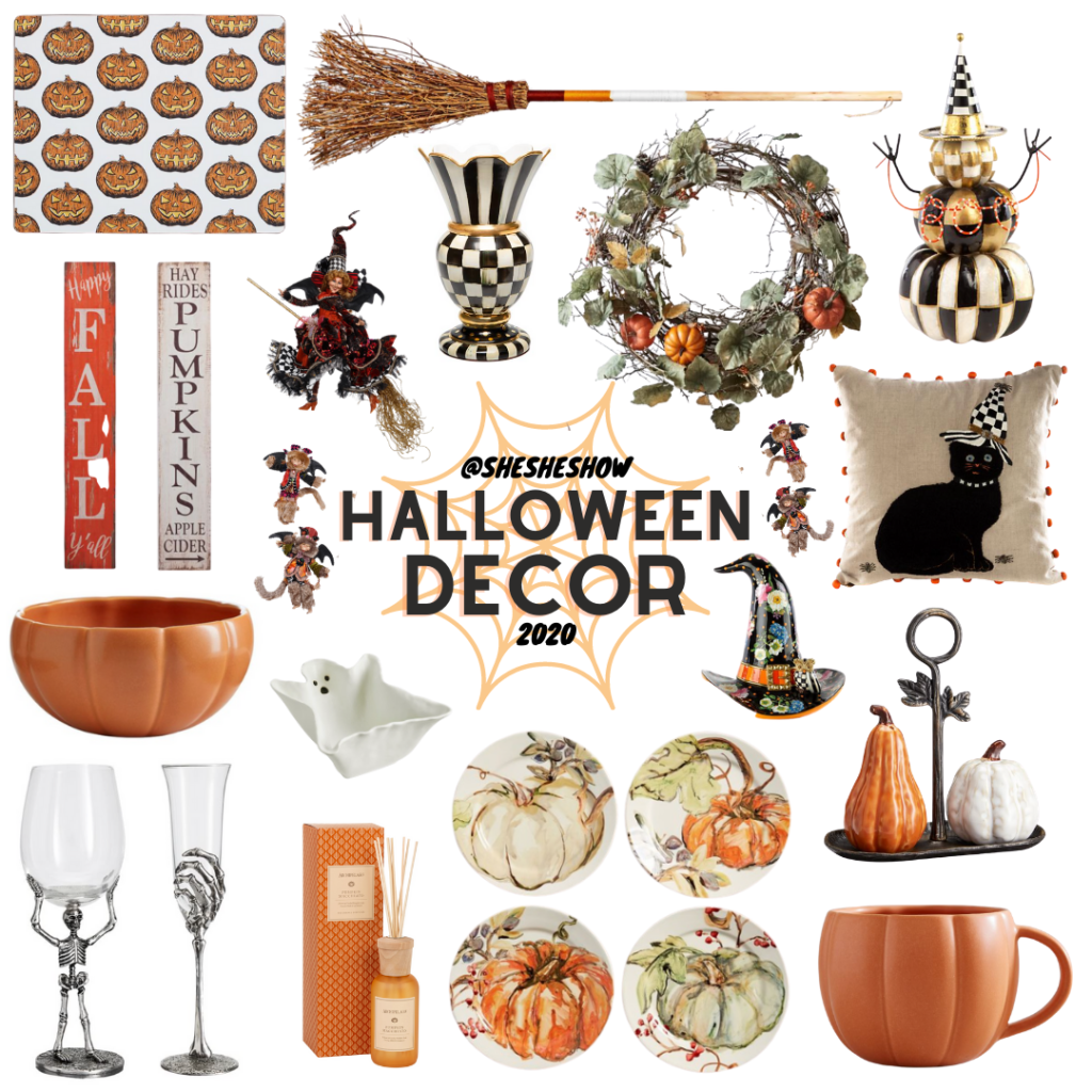 Halloween Decor Collage