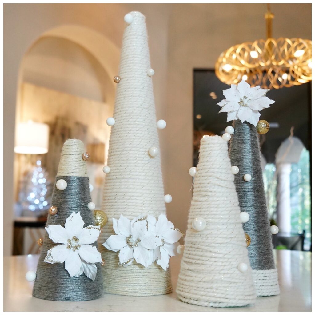 DIY Chunky Yarn Trees - Wilshire Collections