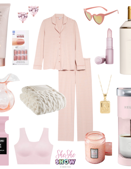 Valentine's day gift guide for her collage of gifts
