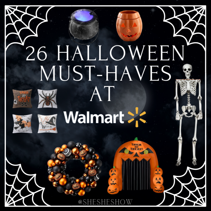 Halloween at walmart collage