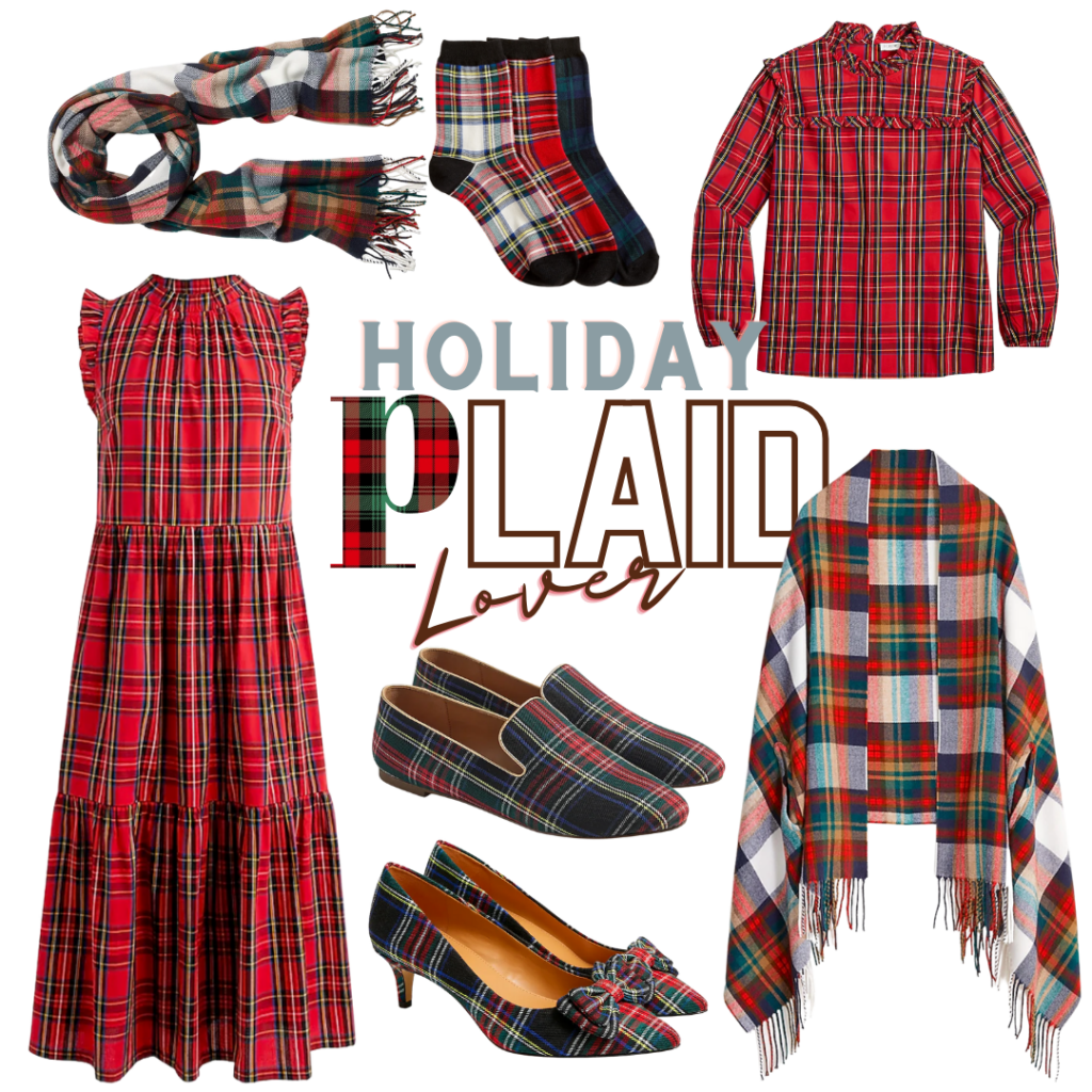 Christmas plaid clothing hotsell