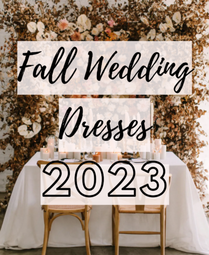 Fall Wedding Dresses 2023 flyer