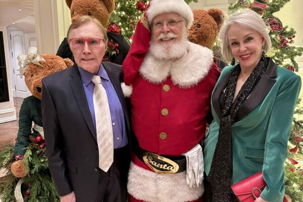 Norman and Sheree Frede Christmas with Santa Clause
