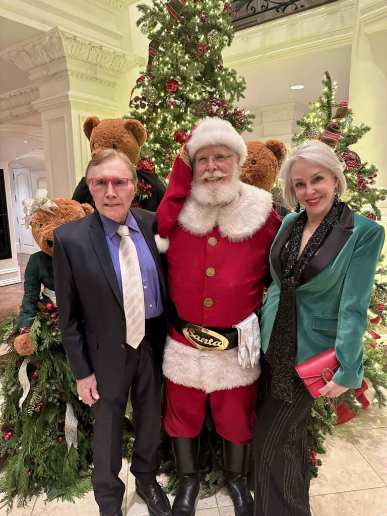 Norman and Sheree Frede with Santa Clause