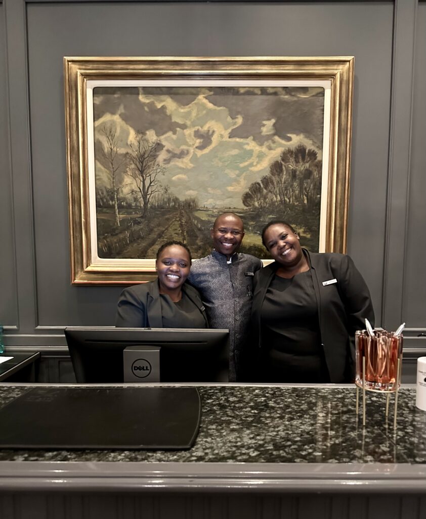 Hotel 54 on Bath Johannesburg front desk