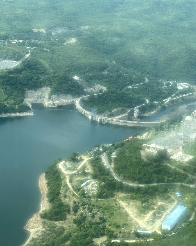 Kariba Dam from the air