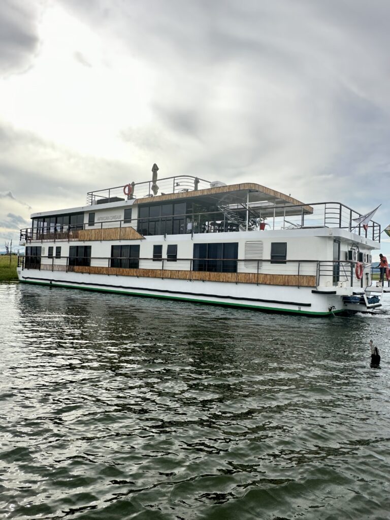 African Dream ship on the water