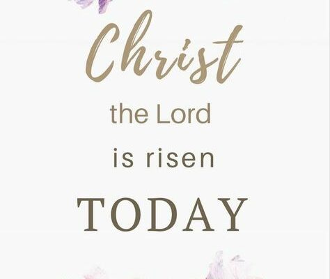 Christ the Lord is Risen TODAY