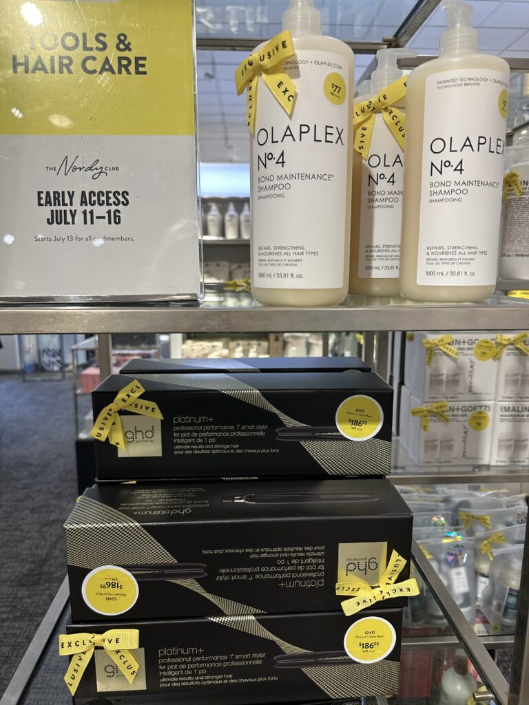 Olaplex and GHD straightener for best of beauty Nsale picks