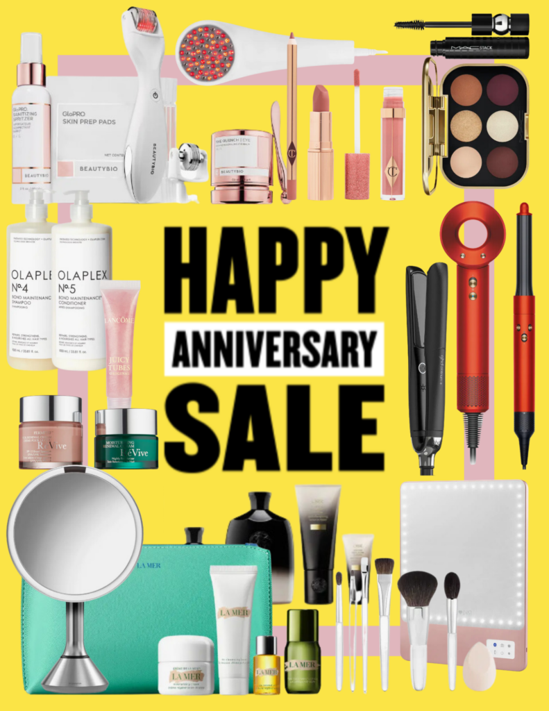 Collage of best of beauty Nsale best beauty buys for Nordstrom Anniversary Sale