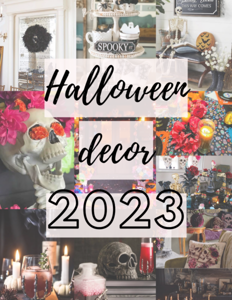 Halloween Decor 2023 collage