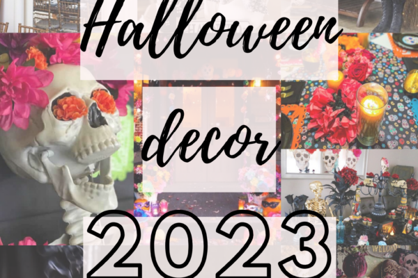 Halloween Decor 2023 collage