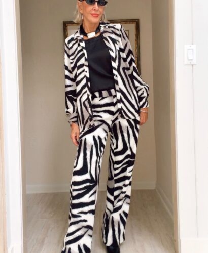 Sheree, Zebra print, Set, sunglasses, tank top, September