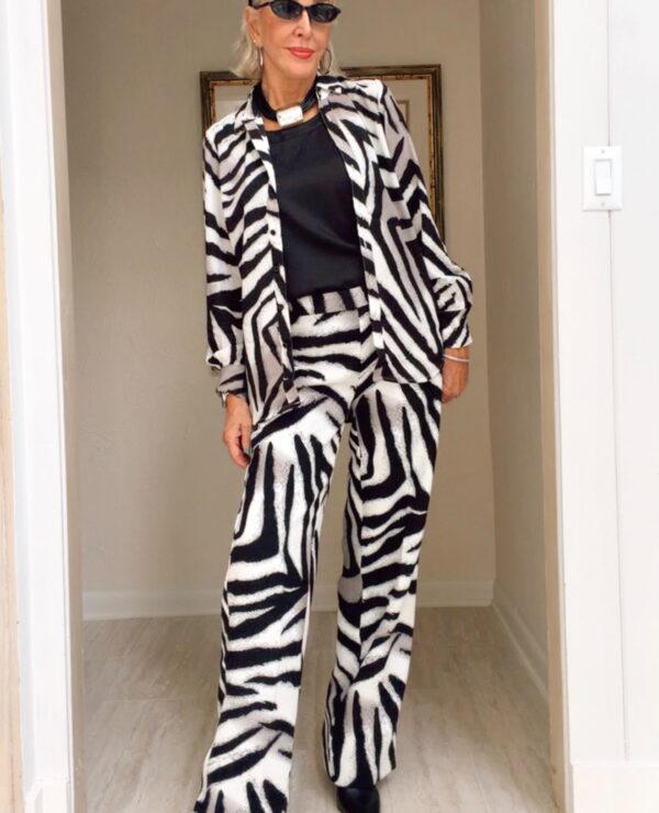 Sheree, Zebra print, Set, sunglasses, tank top, September